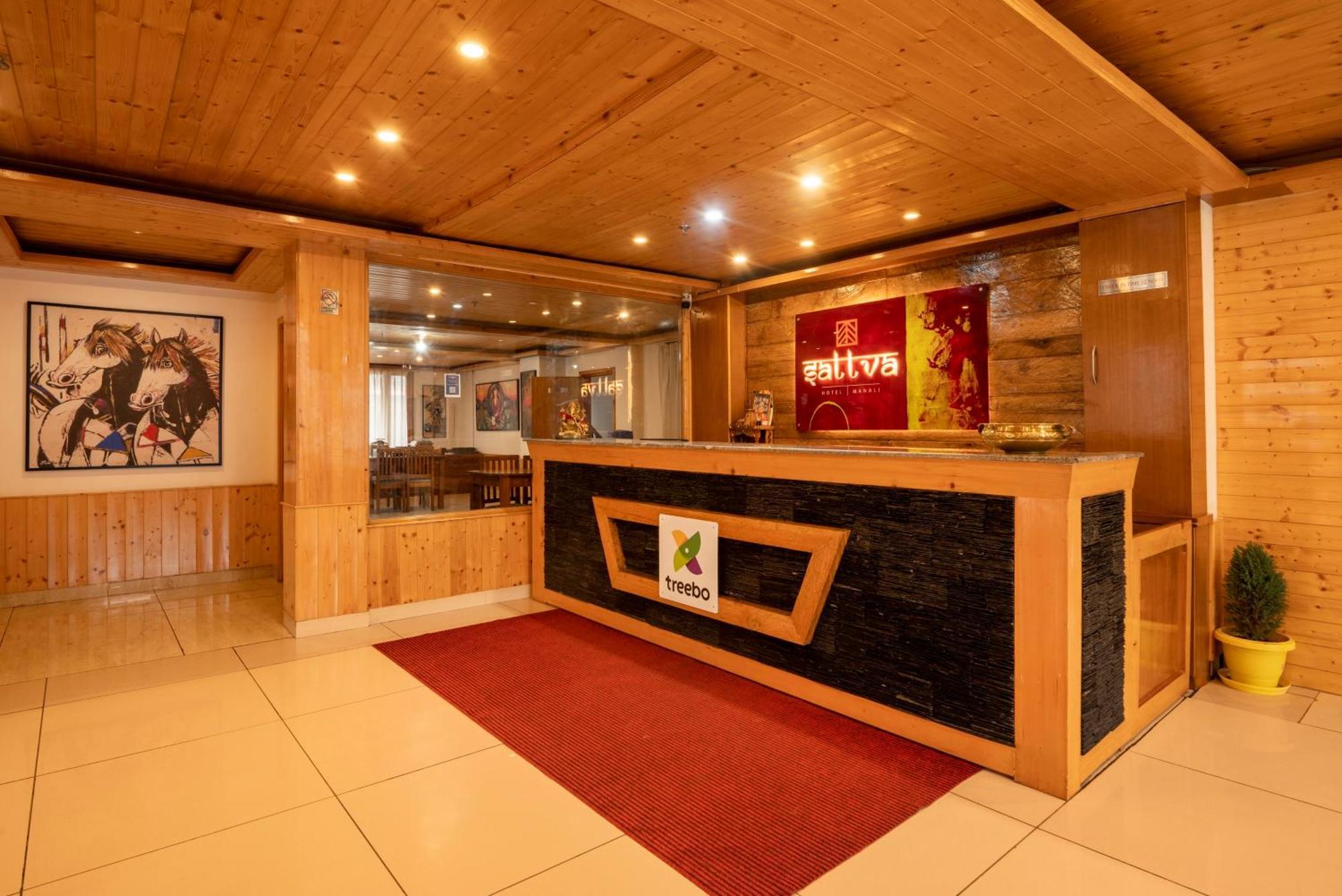 Отель Treebo Premium Sattva With Mountain View Манали Экстерьер фото